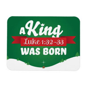 Religiöses Weihnachten ein König Born Christian Magnet