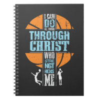 Religious Basketball Player Philippians 4:13 Chris