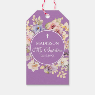 Religious Celebration Floral Orchids purple Geschenkanhänger