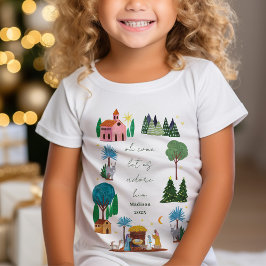 Religious Christmas Nativity Scene  T-Shirt