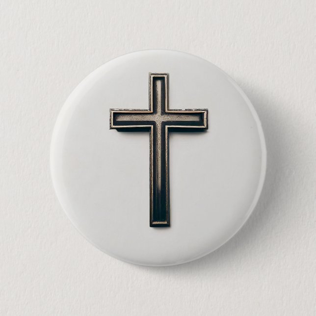 Religious Cross Button (Vorderseite)