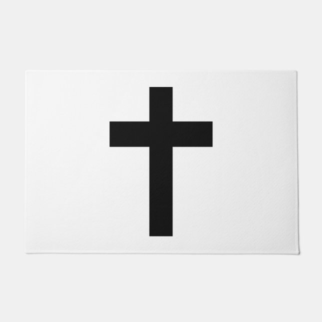 Religious Cross (Christlich) Fußmatte (Vorderseite)