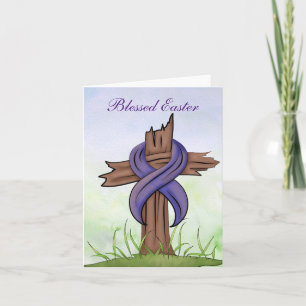 Religious Cross Feiertagskarte