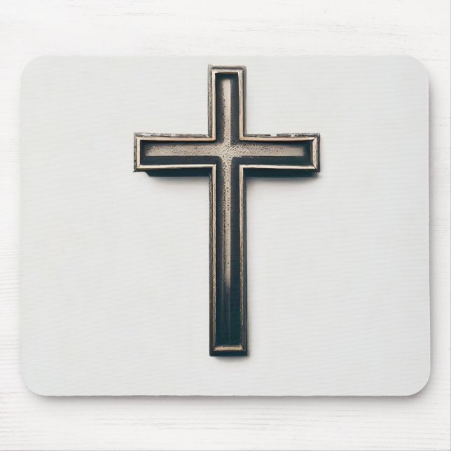 Religious Cross Mousepad (Vorne)