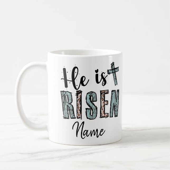 Religious Er ist Risen Coffee Tasse (Links)