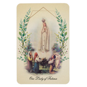 Religious Our Lady of Fatima katholische Vintag Magnet
