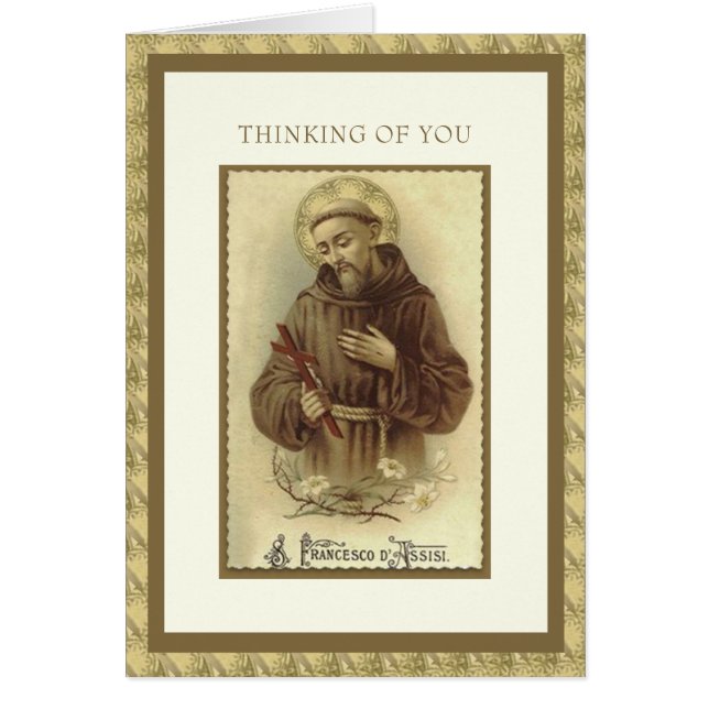 Religious St. Francis Saint of Animals (Vorne)