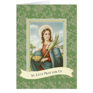 Religious St. Lucy Patron St. Eyes Lucia
