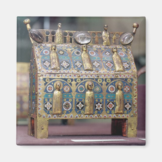 Reliquary Chasse, Limoges, c.1200-50 Magnet (Vorne)