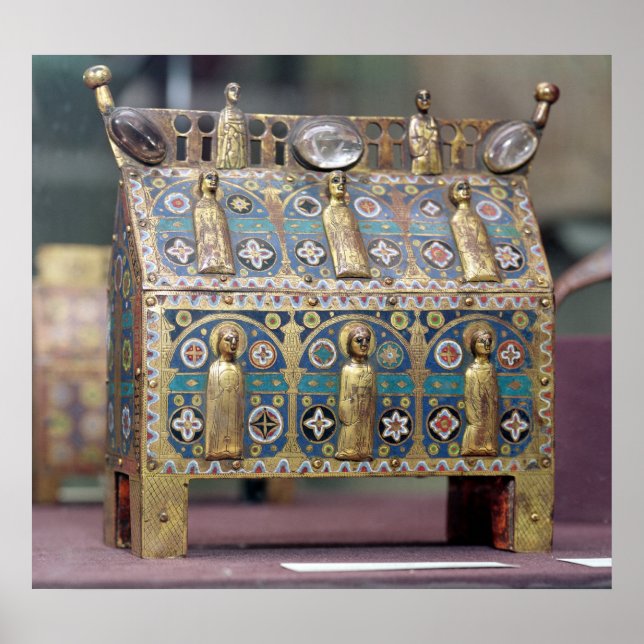 Reliquary Chasse, Limoges, c.1200-50 Poster (Vorne)