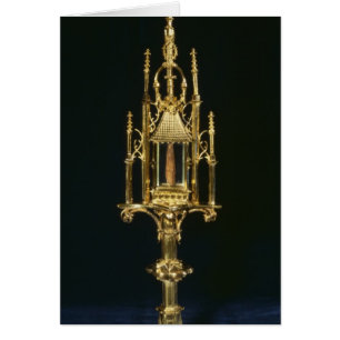 Reliquary Monstrance mit Stück Kreuz