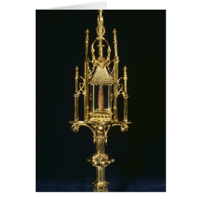 Reliquary Monstrance mit Stück Kreuz (Vorne)