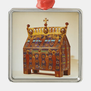 Reliquarykasten, 12.-1. Jahrhundert Ornament Aus Metall