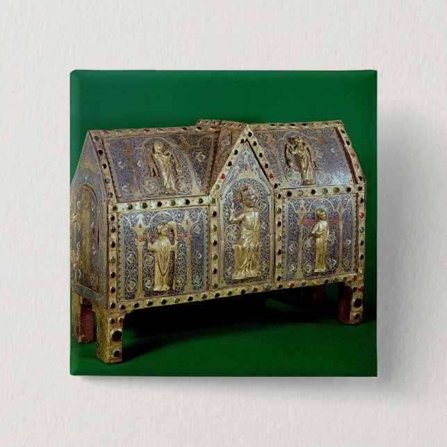 Reliquarykasten von St. Calminius, Limoges Button (Vorderseite)