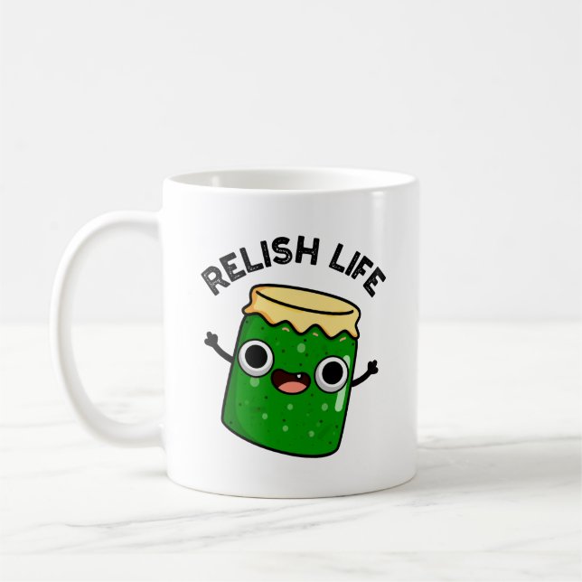 Relish Life Funny Food Puff Kaffeetasse (Links)