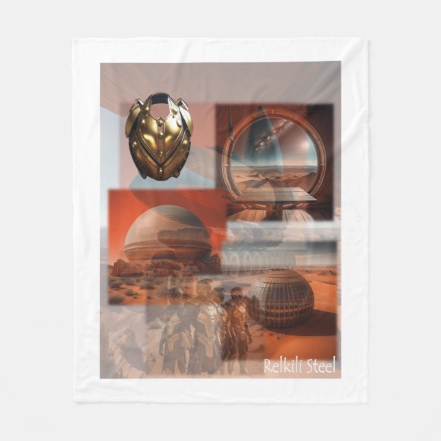 Relkili Steel Cover Art Fleece Blanket (Vorderseite)