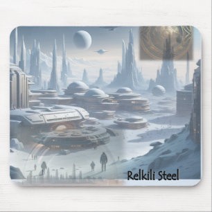 Relkili Steel Cover Art Mousepad
