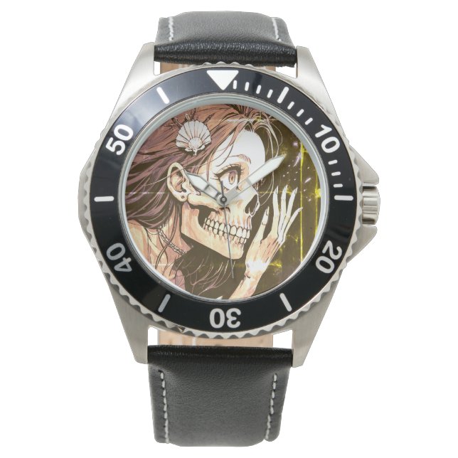 Relógio caveira armbanduhr (Vorderseite)