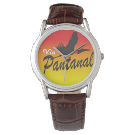 Relógio clássico masculino pulseira couro armbanduhr