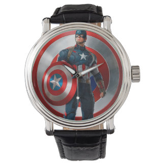 RELOGIO DO CAPITAO AMERICA ARMBANDUHR