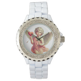 relógio feminino vintage anjo cupido armbanduhr