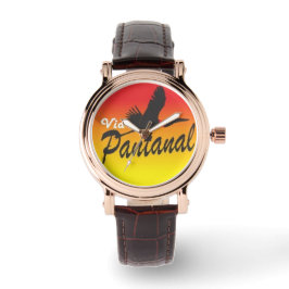 Relógio feminino vintage em ouro rosa com pulseira armbanduhr