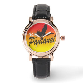 Relógio feminino vintage em ouro rosa com pulseira armbanduhr