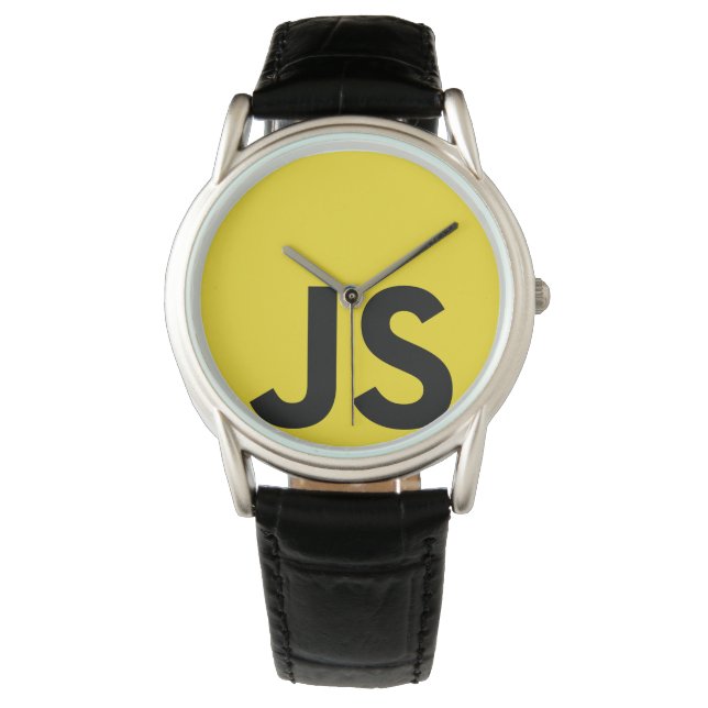Relógio JavaScript Armbanduhr (Vorderseite)
