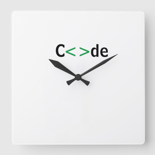 Reloj c<>de quadratische wanduhr (Vorderseite)