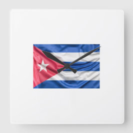 Reloj Cuba Quadratische Wanduhr