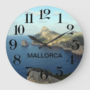 reloj de pared Cabo de Formentor en Mallorca Große Wanduhr