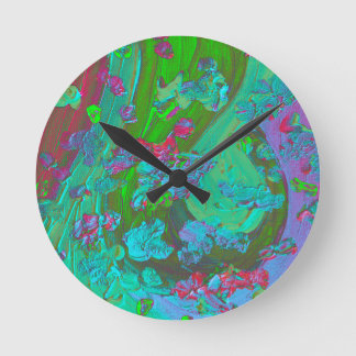 Reloj de pared diseño abstracto runde wanduhr
