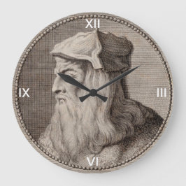 reloj de pared leonardo da vinci große wanduhr