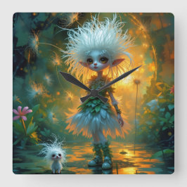 Reloj de Pared Quadratische Wanduhr