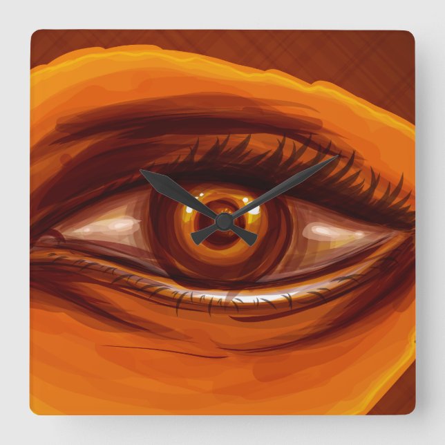 Reloj de pared quadratische wanduhr (Vorderseite)