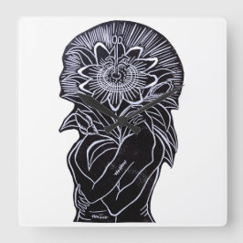 Reloj de pared quadratische wanduhr