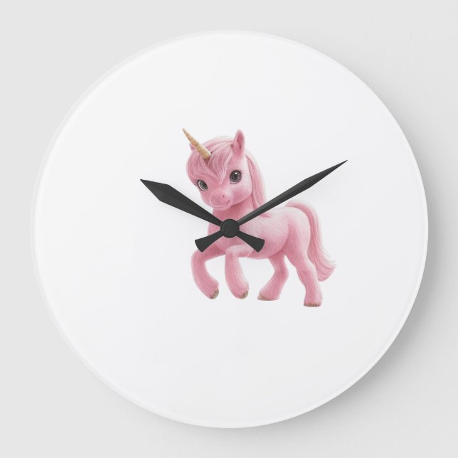 Reloj de pared Unicornio Große Wanduhr (Vorderseite)