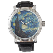 Reloj de pulsera de La noche estrellada de Van Gog
