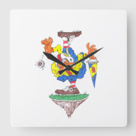 Reloj-Promo 87 Quadratische Wanduhr