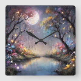 reloj quadratische wanduhr