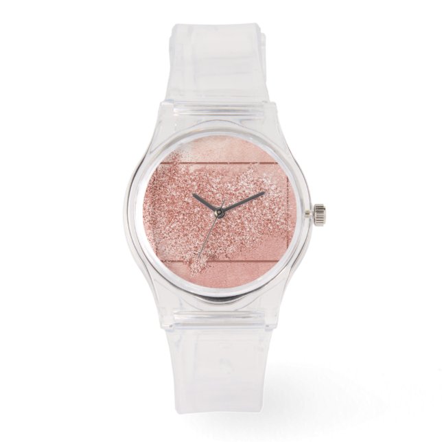 reloj rosa brillante armbanduhr (Vorderseite)