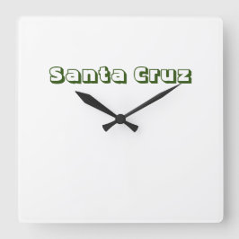 Reloj Santa Cruz Quadratische Wanduhr
