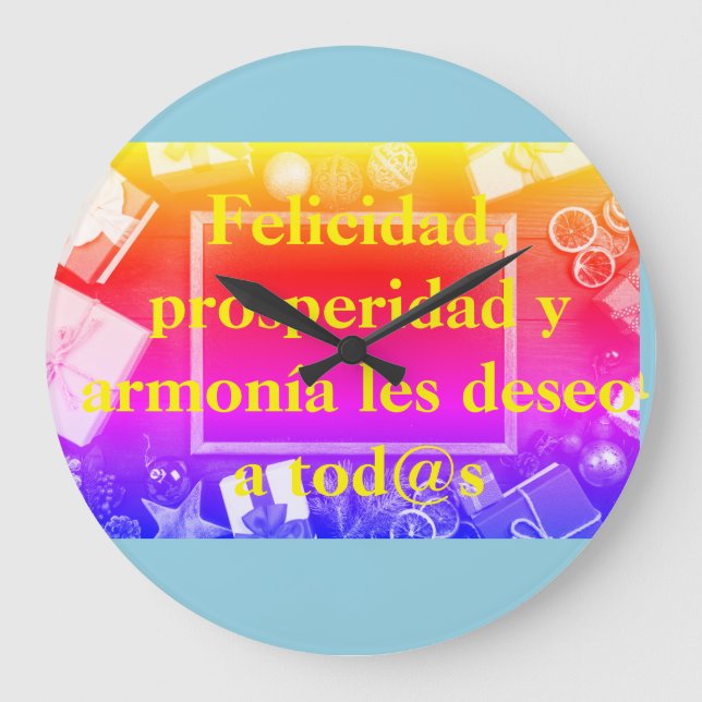 Relojes de pared redondos con hermosos diseños große wanduhr (Vorderseite)