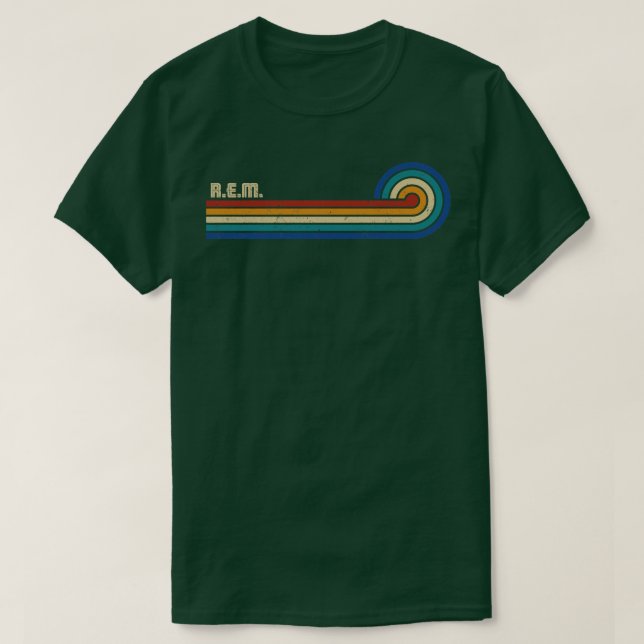 REM Retro Sunset T-Shirt (Design vorne)