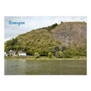 Remagen Rheinbrücke Malereieffekt Foto