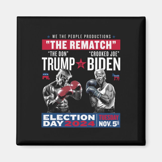 Rematch the Don and Crooked Joe Magnet (Vorne)