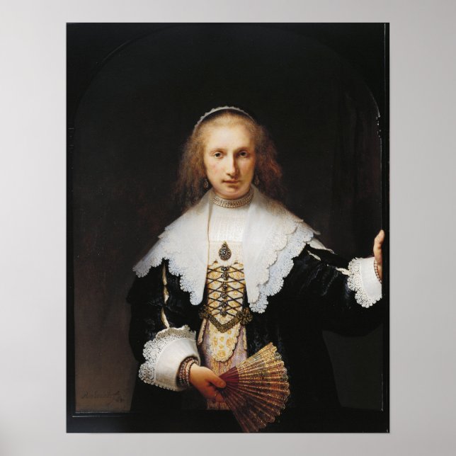 Rembrandt - Agatha Bas Poster (Vorne)