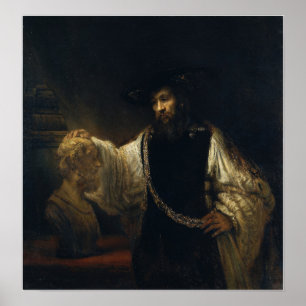 Rembrandt - Aristoteles mit Büste Homers Poster