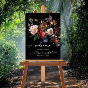 Rembrandt Blumen dunkel und launisch Hochzeit Will Poster