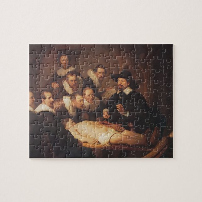 Rembrandt die Anatomie-Lektion von Dr. Nicolaes Puzzle (Horizontal)